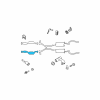 OEM 2005 Lincoln Town Car Catalytic Converter Diagram - 5W1Z-5E212-DB