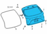 OEM Lexus PANEL SUB-ASSY, BACK Diagram - 67005-78130