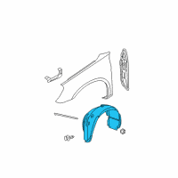 OEM 2010 Dodge Avenger Shield-Fender Diagram - 5008915AE