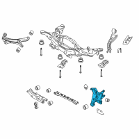 OEM 2006 Mercury Montego Knuckle Diagram - 6F9Z-5B758-A