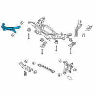 OEM 2005 Ford Five Hundred Upper Control Arm Diagram - 6F9Z-5A804-A