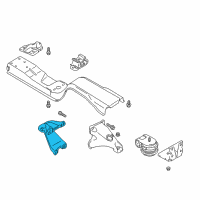 OEM 2004 Chevrolet Tracker Bracket, Engine Front Mounting, RH (On Esn) Diagram - 30026890