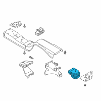 OEM 2001 Chevrolet Tracker Mount, Engine Diagram - 30024999