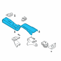 OEM 2002 Chevrolet Tracker Member, Engine Rear Mounting (On Esn) Diagram - 30024431