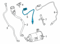 OEM 2021 BMW M4 REGULATING LAMBDA PROBE Diagram - 11-78-9-454-704