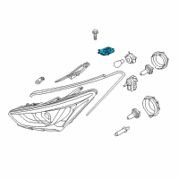 OEM Kia Ballast Assembly-Headlamp Diagram - 921902W300