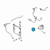 OEM 2008 Toyota FJ Cruiser Clutch Diagram - 88410-35430