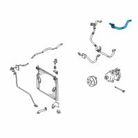 OEM 2013 Toyota FJ Cruiser Suction Pipe Diagram - 88717-35240