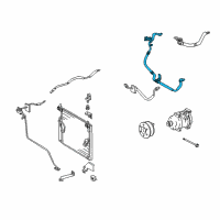 OEM 2013 Toyota FJ Cruiser Suction Hose Diagram - 88704-35080