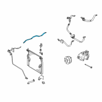 OEM 2008 Toyota FJ Cruiser AC Line Diagram - 88716-6B740