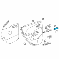 OEM 2016 Chevrolet Sonic Window Handle Diagram - 96951478