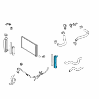 OEM 2005 Toyota Matrix Tank, Radiator, Upper Diagram - 16441-0D250