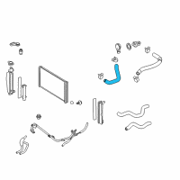 OEM Toyota Corolla Lower Hose Diagram - 16572-0D120