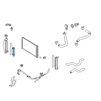 OEM 2005 Toyota Matrix Oil Cooler Diagram - 16491-0D250