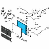 OEM 2018 BMW X3 RADIATOR Diagram - 17-11-9-797-808