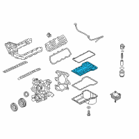 OEM Ford E-350 Super Duty Upper Oil Pan Diagram - 4C2Z-6675-BA