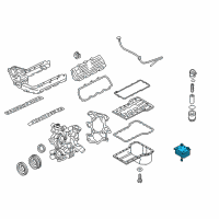 OEM 2004 Ford E-350 Super Duty Engine Oil Cooler Kit Diagram - 3C3Z-6A642-CA