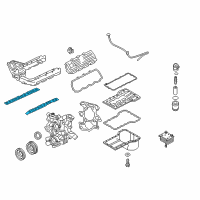 OEM 2005 Ford Excursion Manifold Gasket Diagram - 3C3Z-9439-AA