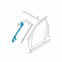 OEM 2008 Chrysler Sebring WEATHERSTRIP-Header And A Pillar Diagram - 4389633AK