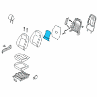 OEM 2019 Hyundai Kona Heater-Front Seat Back Diagram - 88390-J9000