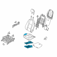 OEM Hyundai Elantra GT Heater-Front Seat Cushion Driver Diagram - 88190-A5601
