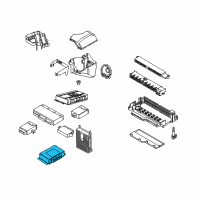 OEM 2007 BMW X3 Control Unit, Transfer Box Diagram - 27-60-7-599-883