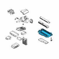 OEM BMW X3 Fuse Box Diagram - 61-13-8-364-530