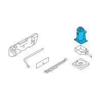 OEM 2021 Ford Transit-250 Jack Assembly Diagram - KK3Z-17080-D