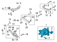 OEM 2022 Kia Sorento Carrier Assembly-Rear Ax Diagram - 52710P2000