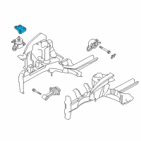 OEM 2017 Kia Forte Bracket-Support Engine Mounting Diagram - 21825B0100