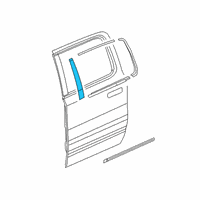 OEM 2021 Ram 1500 APPLIQUE-B Pillar Diagram - 68292930AD