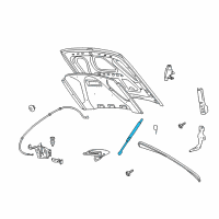 OEM Mercury Marauder Lift Cylinder Diagram - 6W7Z-16C826-AB