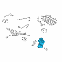 OEM Mercury Mariner EGR Valve Diagram - 9E5Z-9D475-A