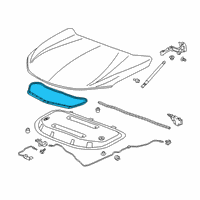 OEM Chevrolet Blazer Front Weatherstrip Diagram - 84751933