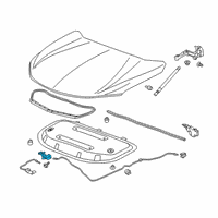 OEM Chevrolet Blazer Lock Diagram - 84978403