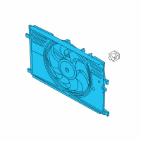 OEM 2020 Ram ProMaster City Radiator Cooling Diagram - 68461973AA