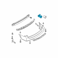 OEM 2009 Nissan Armada Sensor-Sonar Diagram - 25994-ZC10A