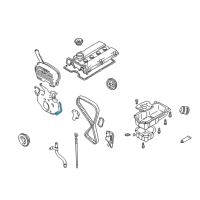 OEM Hyundai Santa Fe Gasket-Timing Belt Cover Diagram - 21353-38001