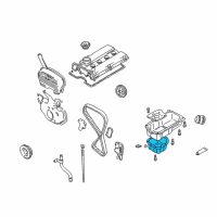 OEM 2003 Kia Optima Pan Assembly-Engine Oil Diagram - 2151038052