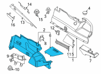 OEM 2020 BMW M850i xDrive Gran Coupe RIGHT TRUNK TRIM Diagram - 51-47-7-467-802