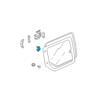 OEM 2006 Honda Element Hinge & Seal Diagram - 73421-SCV-A01