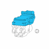 OEM Dodge Ram 2500 Anti-Lock Brake System Module Diagram - 5175412AD