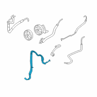 OEM 2003 Ford F-350 Super Duty Hose & Tube Assembly Diagram - 4C3Z-3A713-AA