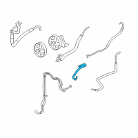 OEM 2005 Ford F-250 Super Duty Reservoir Hose Diagram - 5C3Z-3691-CA