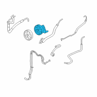 OEM 2004 Ford Excursion Power Steering Pump Diagram - 5C3Z-3A674-BRM