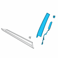 OEM 2021 Ford Escape MOULDING - DOOR OUTSIDE Diagram - LJ6Z7820555AA