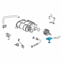 OEM Honda Sensor, Vent Pressure Diagram - 37940-TRW-A00