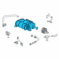 OEM 2021 Honda Clarity Canister Assembly Diagram - 17020-TRW-A01