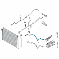 OEM 2012 BMW ActiveHybrid 5 Pressure Hose Assy Diagram - 64-53-9-195-925