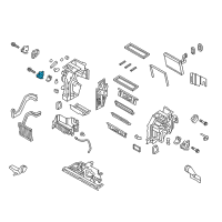 OEM 2018 Kia Cadenza Temperature Actuator Diagram - 97159C1150